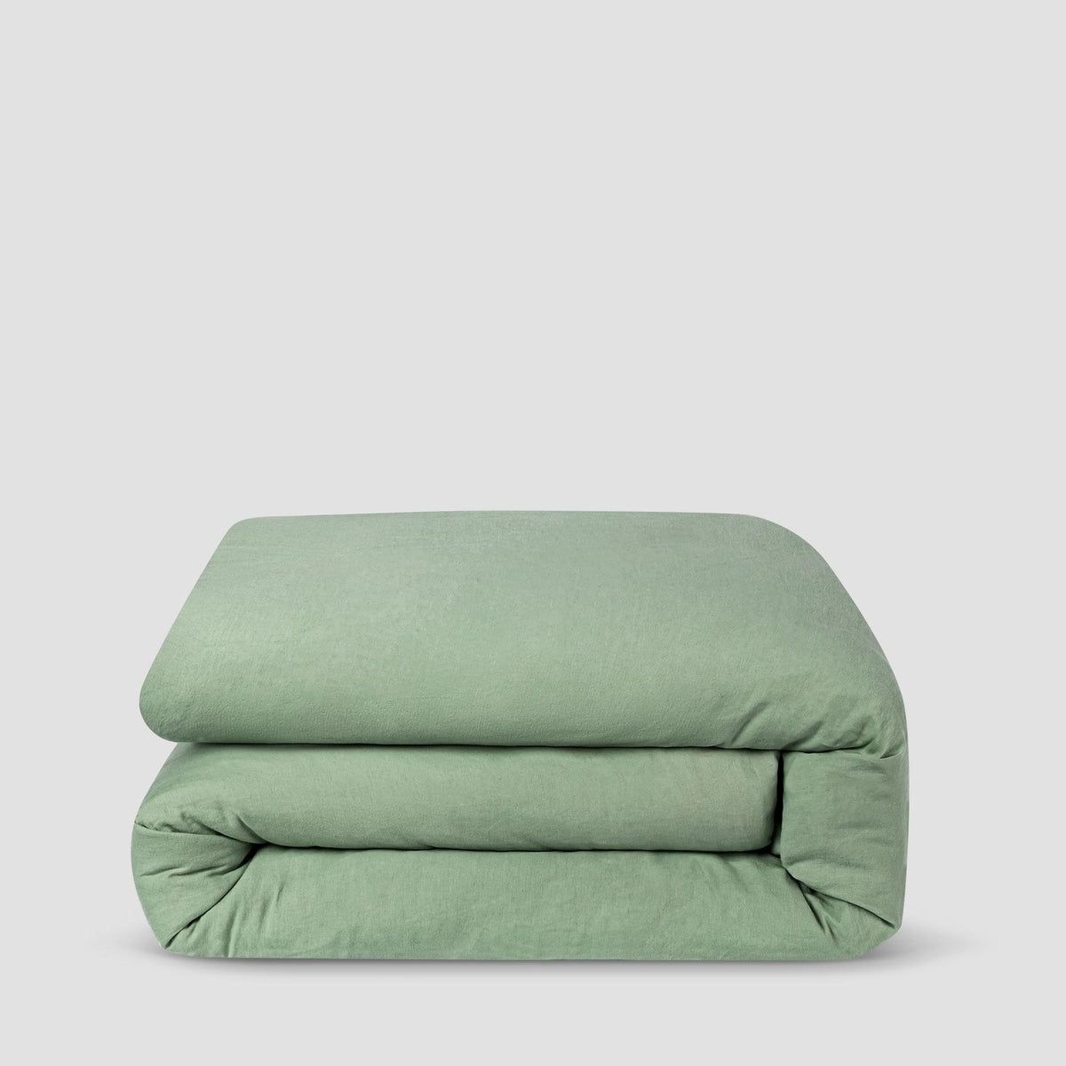 Sage Green Linen Blend Duvet Cover from Laura Ashley