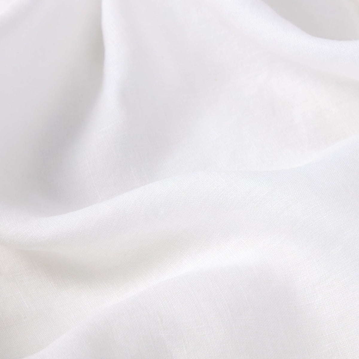 White Linen Blend Duvet Cover by Laura Ashley