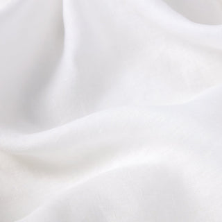 White Linen Blend Duvet Cover by Laura Ashley