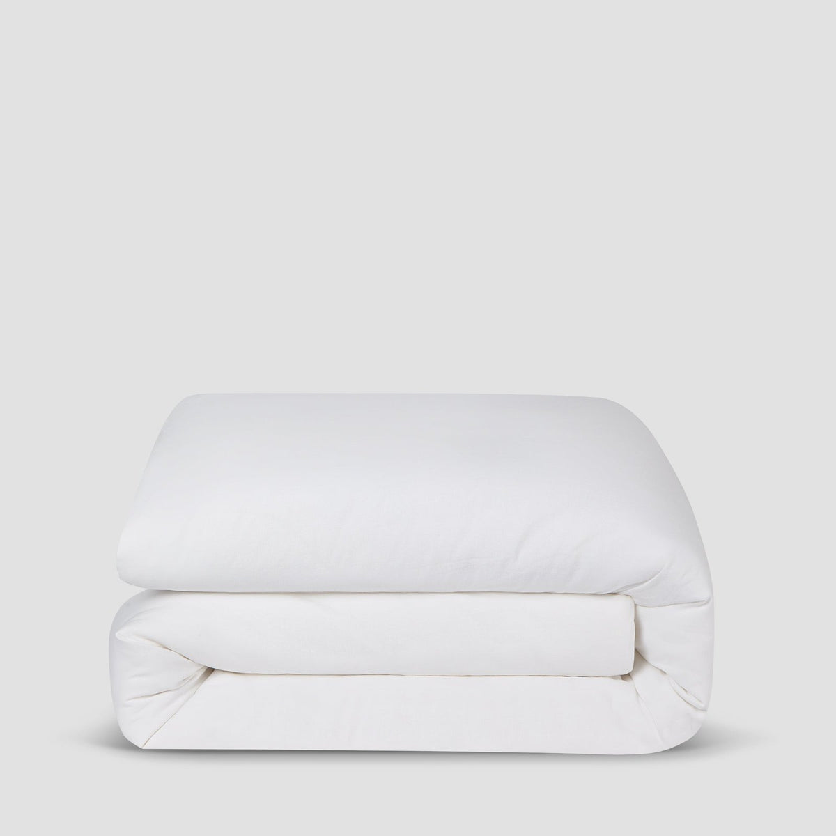 White Linen Blend Duvet Cover by Laura Ashley
