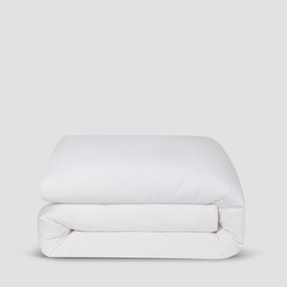 White Linen Blend Duvet Cover by Laura Ashley