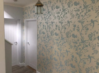 LAURA ASHLEY DUCK DUCK EGG WALLPAPER