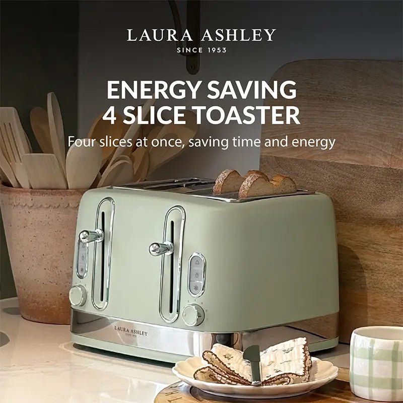 4-Slice Toaster – Laura Ashley Solid Colour Range
