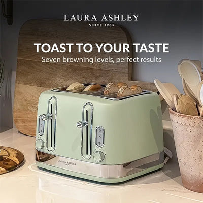 4-Slice Toaster – Laura Ashley Solid Colour Range