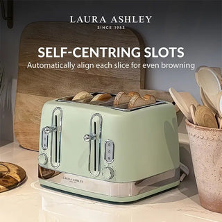 4-Slice Toaster – Laura Ashley Solid Colour Range