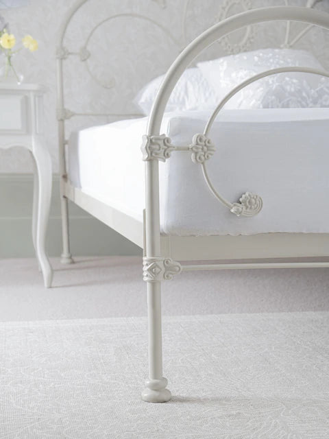 Laura Ashley Ivory Somerset Metal Bed Frame