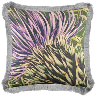 Laura Ashley Athorn Printed Feather Cushion Fern
