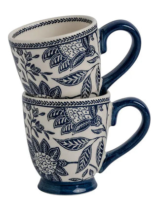Laura Ashley Set of 2 Blue Hedingham Small Mugs