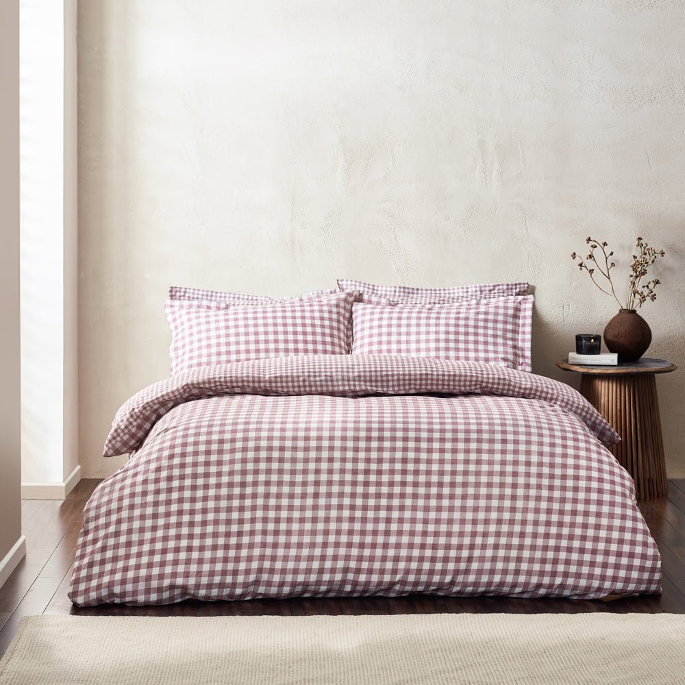 Barton Gingham Check Duvet Cover Set by Laura Ashley