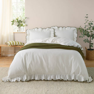Blousey Cotton Ruffle Duvet Cover Set by Laura Ashley