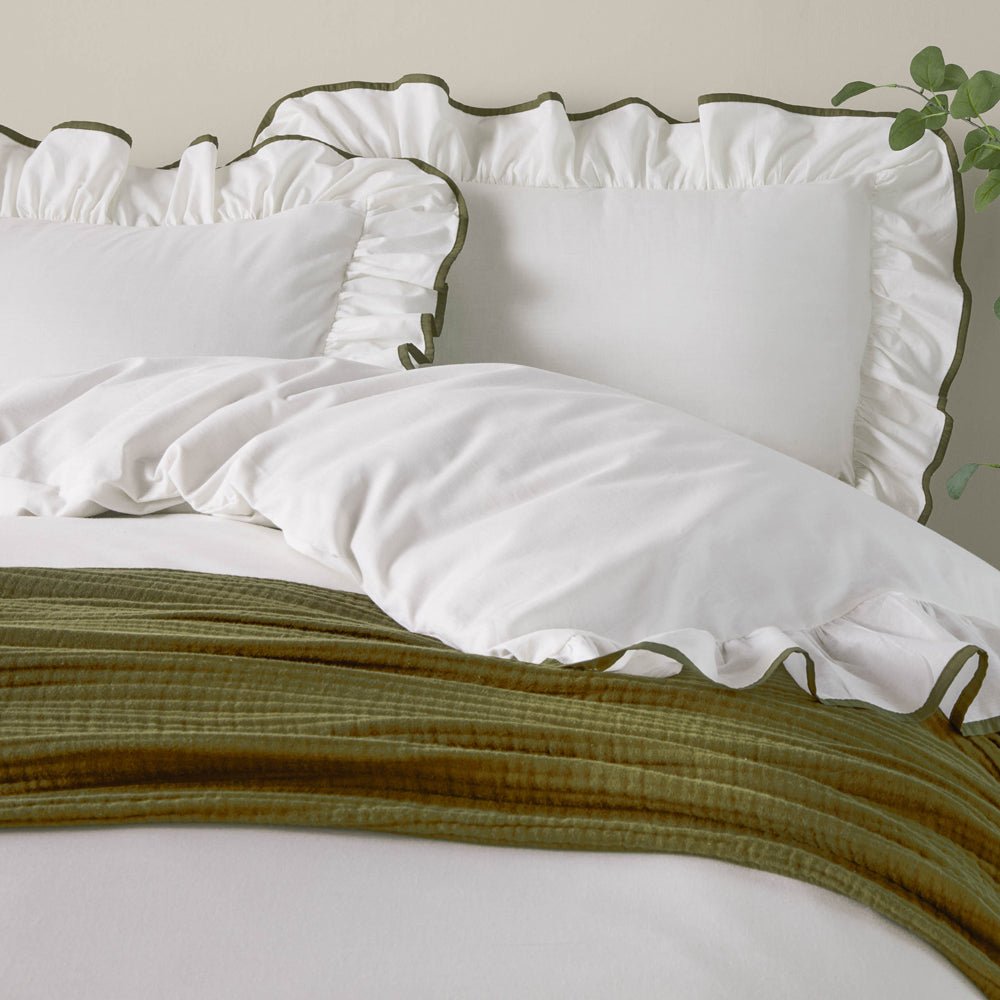 Blousey Cotton Ruffle Duvet Cover Set by Laura Ashley
