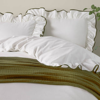 Blousey Cotton Ruffle Duvet Cover Set by Laura Ashley