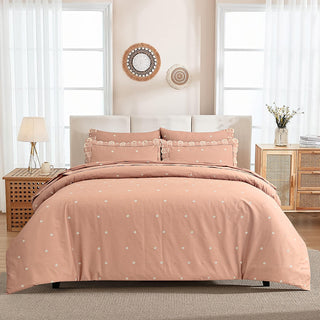 Embroidered Cotton Bed Sheet Set BS-442B
