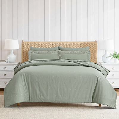 Embroidered Cotton Bed Sheet Set BS-443A