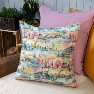 Laura Ashley Buttermere Outdoor Square Cushion Multicolour York
