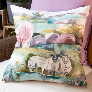 Laura Ashley Buttermere Outdoor Square Cushion Multicolour York