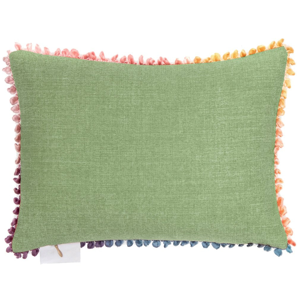 Laura Ashley Buttons & Ginger Printed Feather Cushion Linen