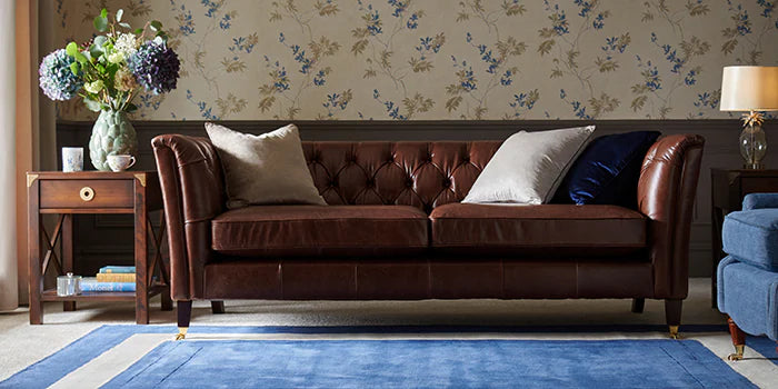 Chatsworth Buttoned Leather by Laura Ashley