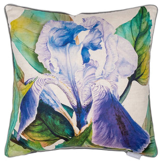 Laura Ashley Darwen Printed Feather Cushion Cornflower