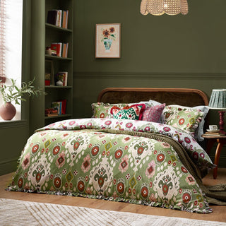 Dawson Ikat Reversible Duvet Cover Set by Laura Ashley