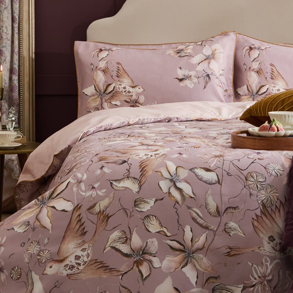 Floella Printed Duvet Cover Set by Laura Ashley