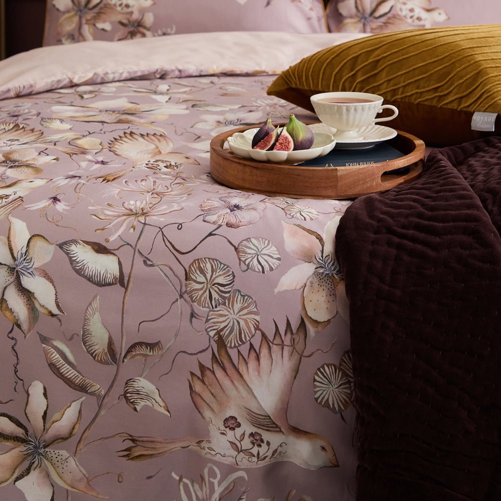 Floella Printed Duvet Cover Set by Laura Ashley