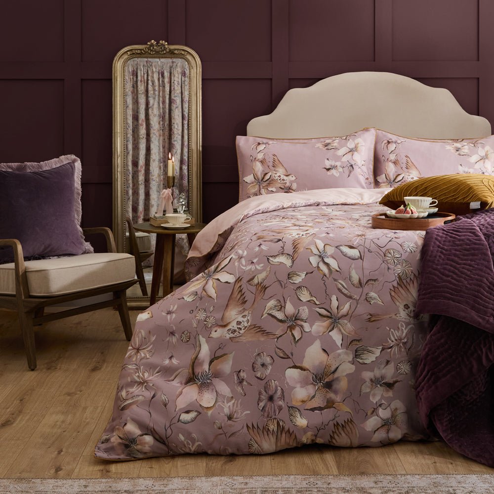 Floella Printed Duvet Cover Set by Laura Ashley