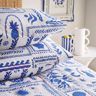 Frieze Abstract Duvet Cover Set by Laura Ashley