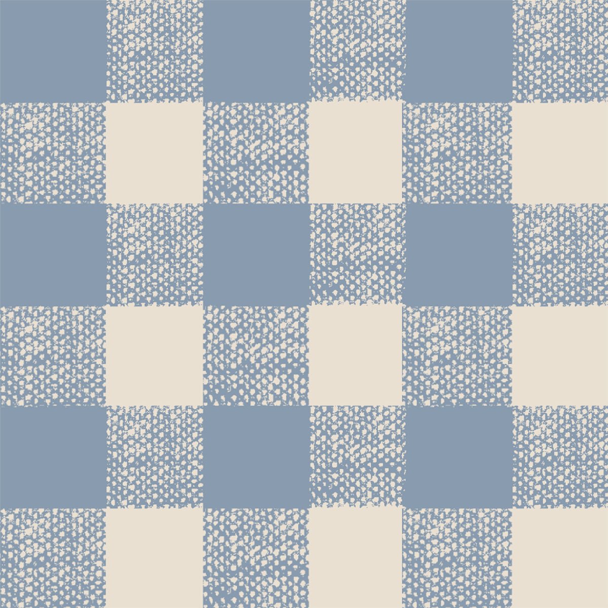 Laura Ashley Dusty Blue Gingham Wallpaper