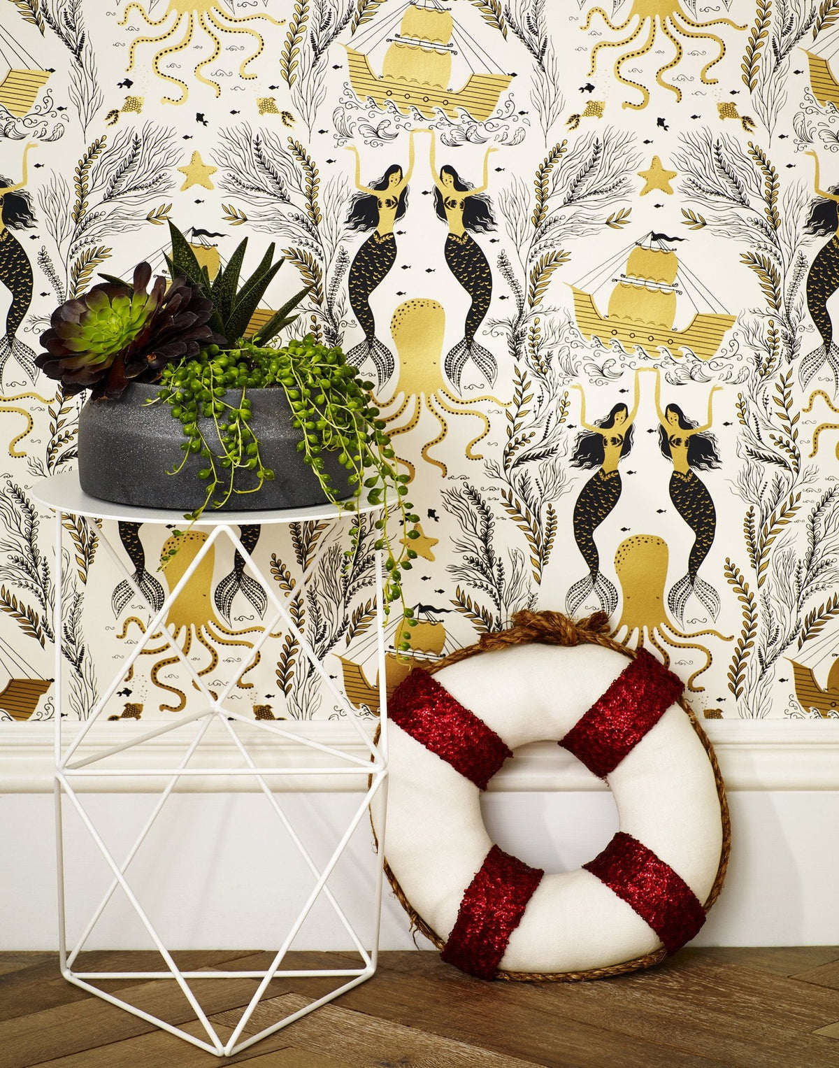 Laura Ashley Mermaids Wallpaper Brighton Style