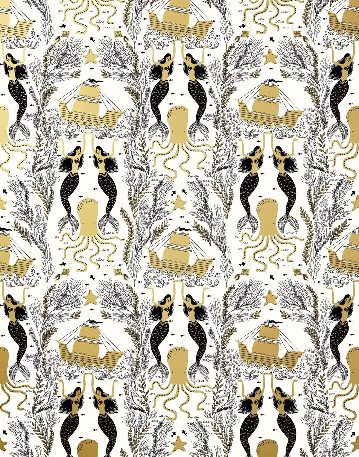 Laura Ashley Mermaids Wallpaper Brighton Style