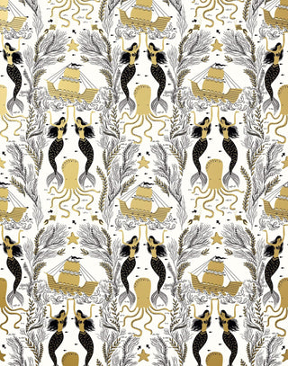 Laura Ashley Mermaids Wallpaper Brighton Style
