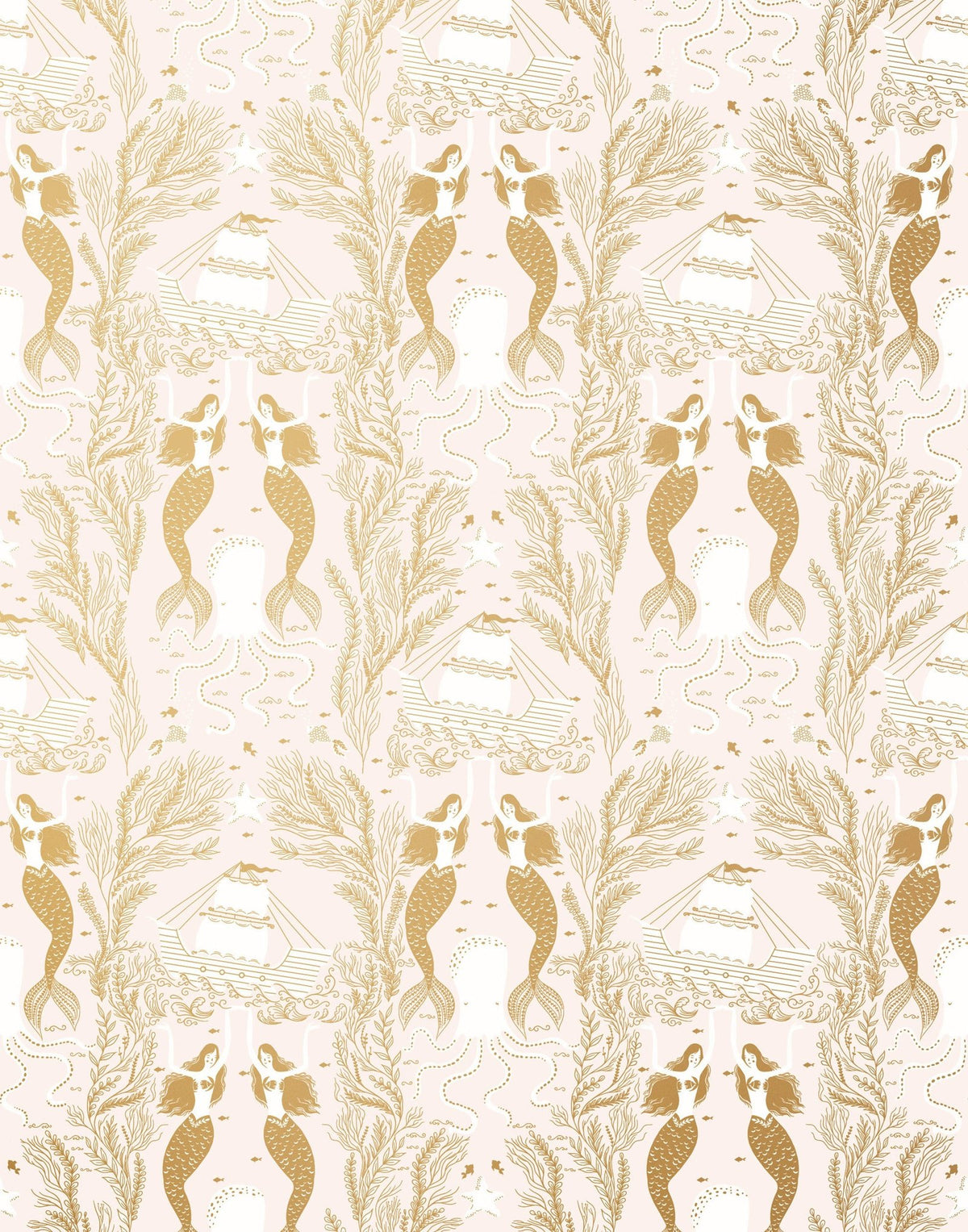 Laura Ashley Mermaids Wallpaper Brighton Style