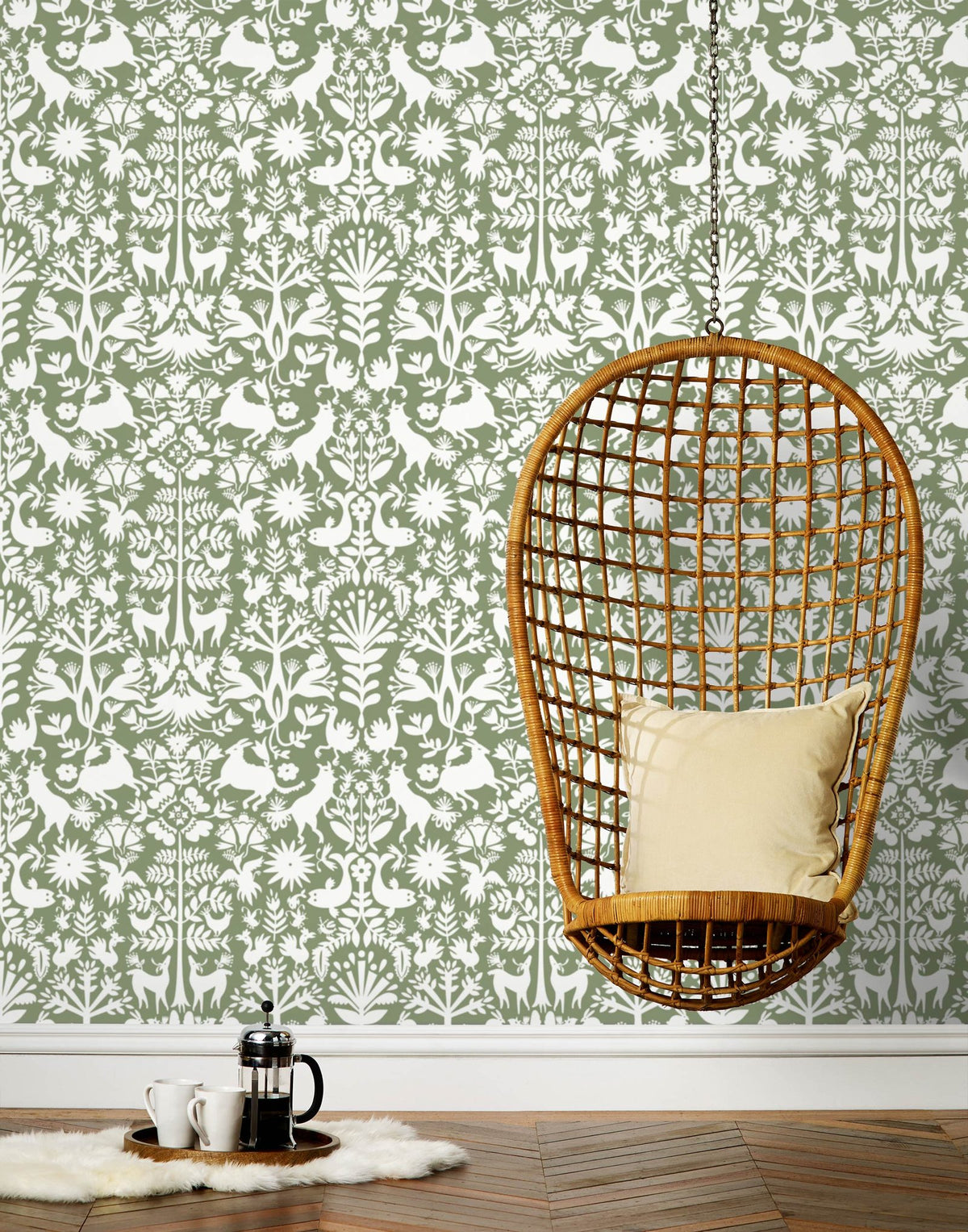 Laura Ashley Folklore Wallpaper Cambridge Edition