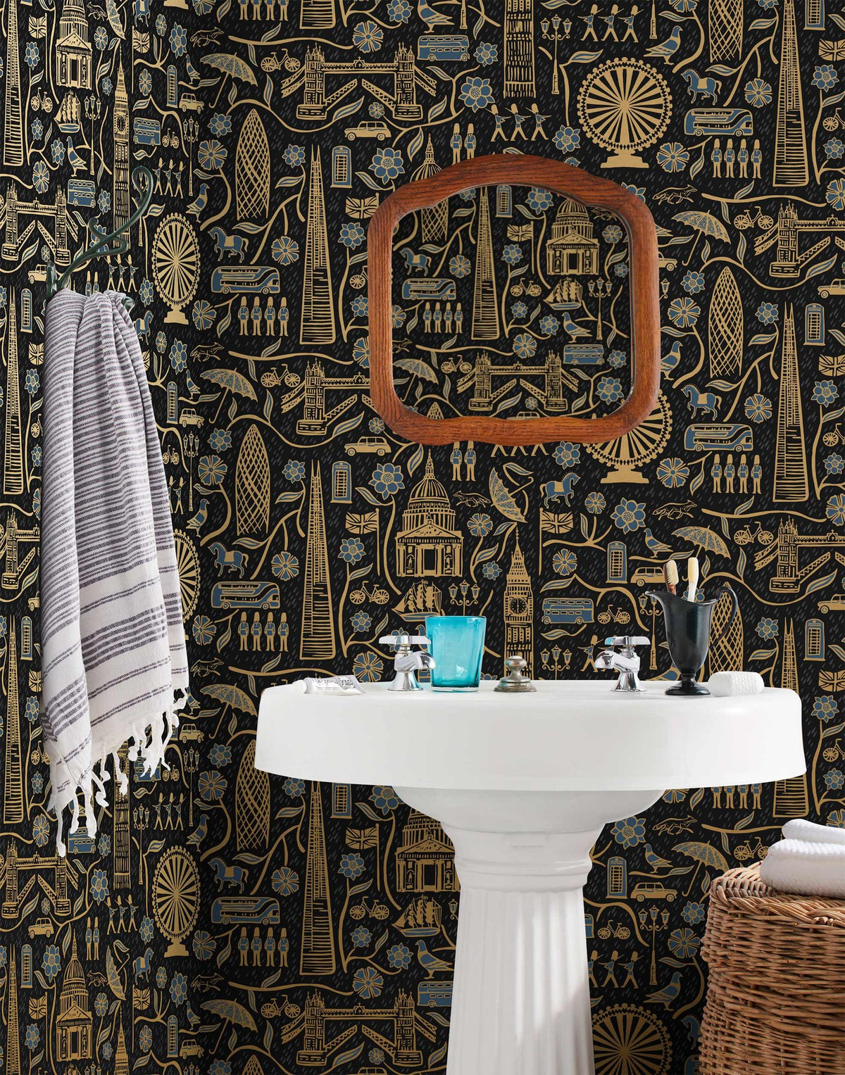 Laura Ashley London Town Wallpaper – Manchester