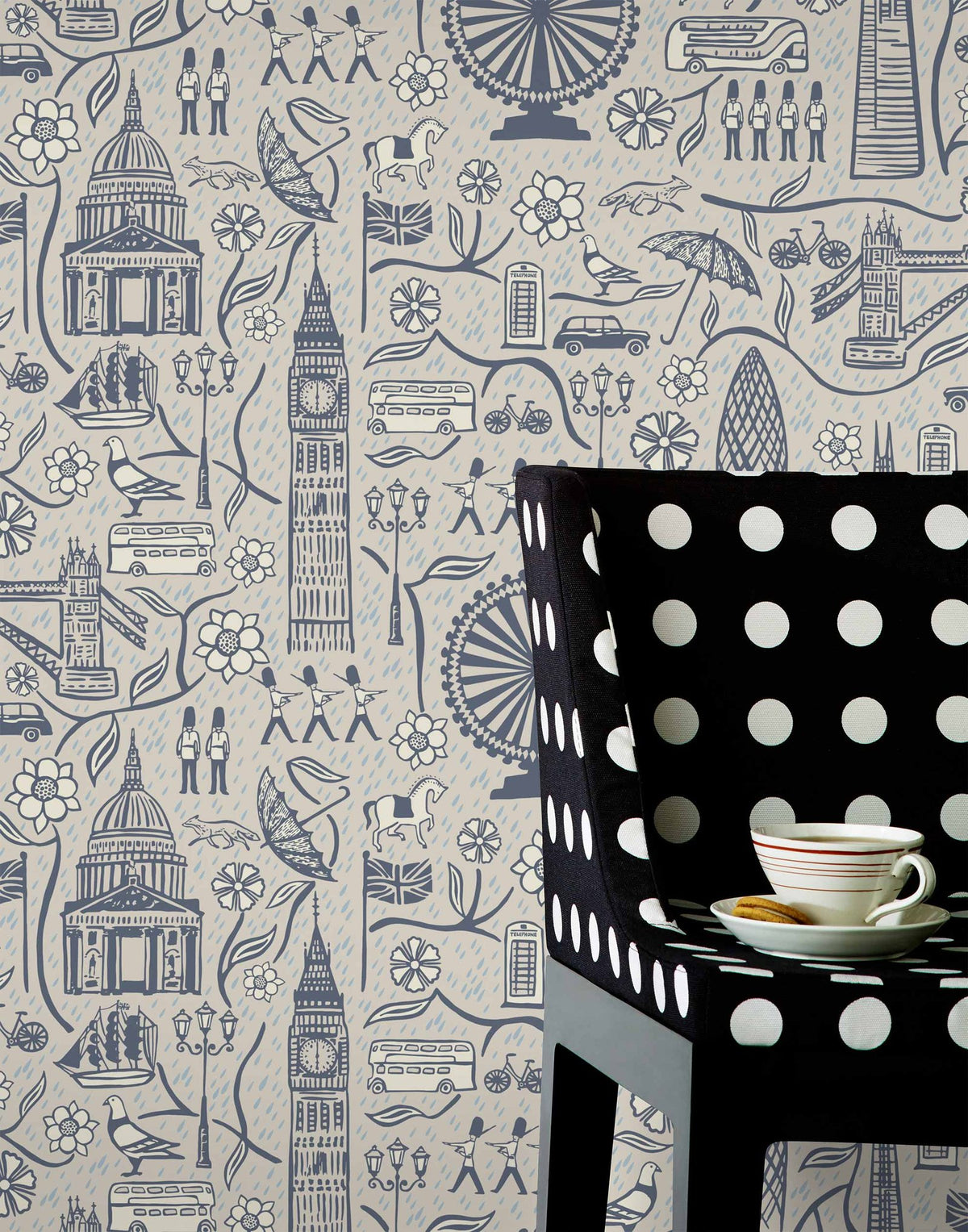 Laura Ashley London Town Wallpaper – Manchester