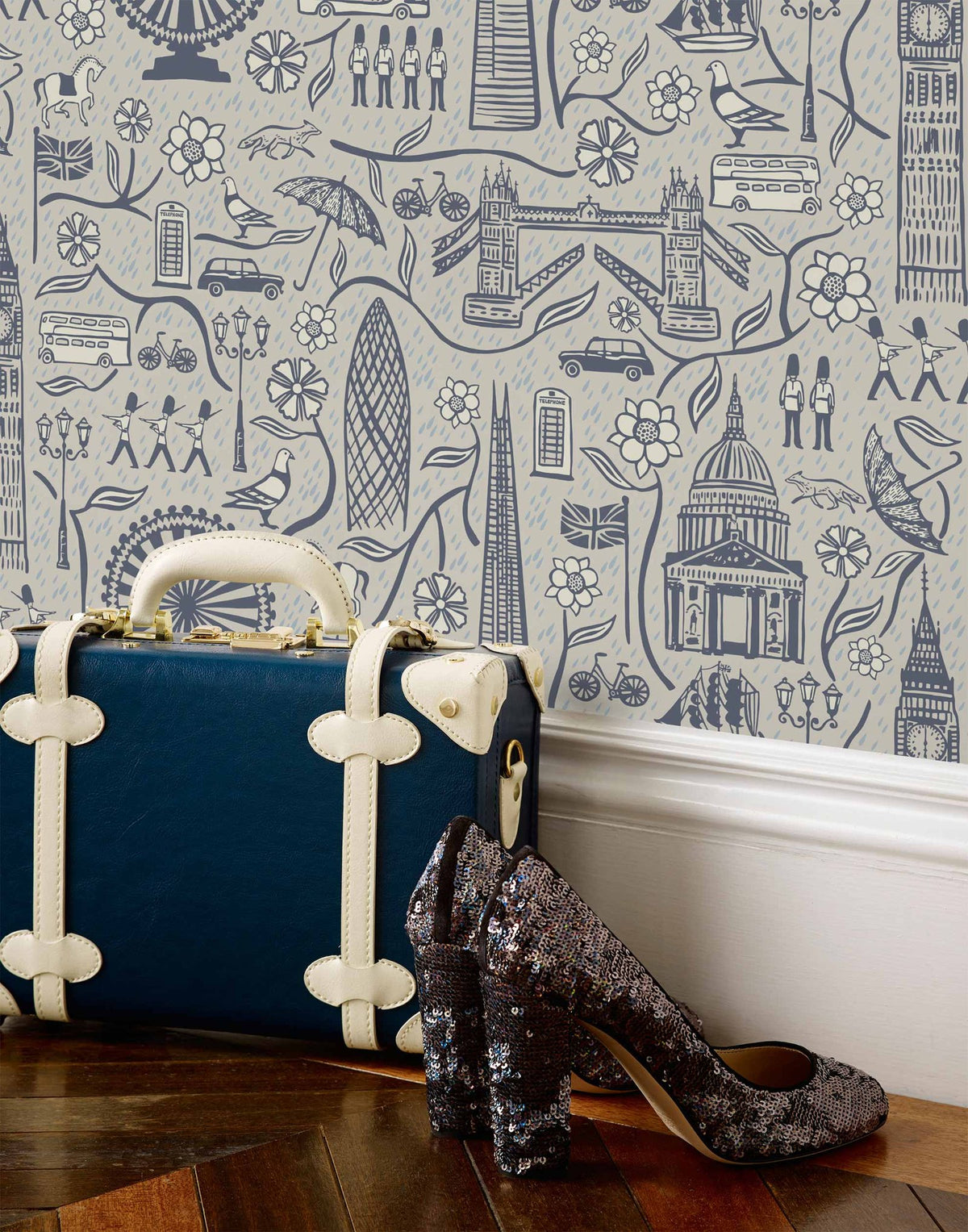 Laura Ashley London Town Wallpaper – Manchester