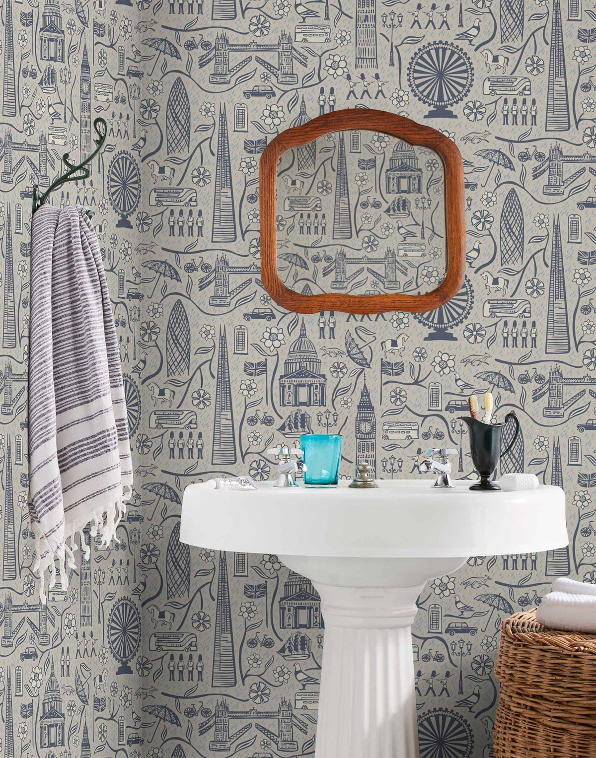 Laura Ashley London Town Wallpaper – Manchester