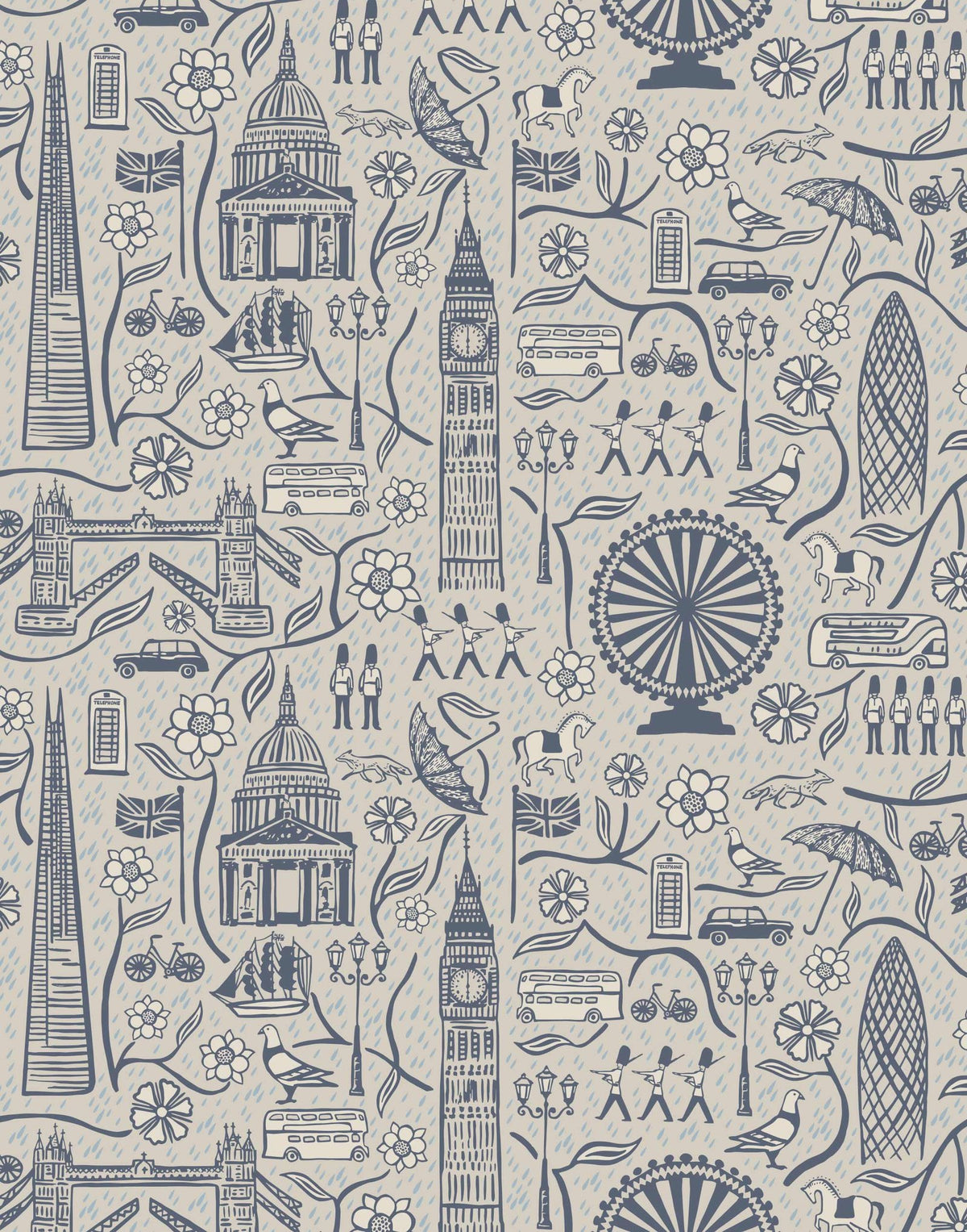 Laura Ashley London Town Wallpaper – Manchester