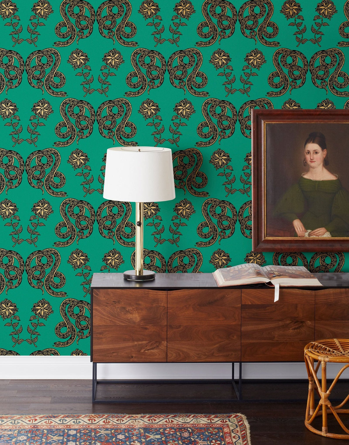 Laura Ashley Serpentine Wallpaper London Edition