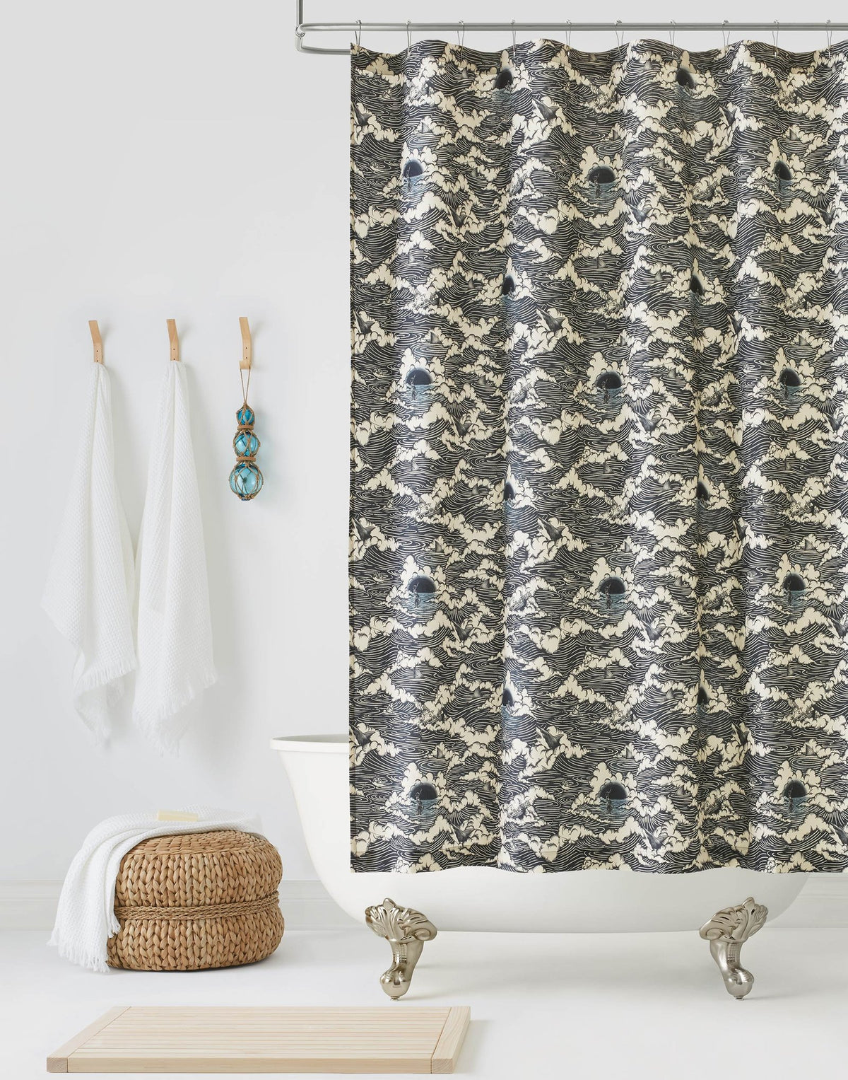 Laura Ashley Amity Sunset Shower Curtain