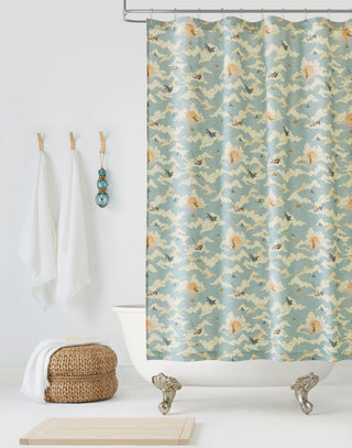 Laura Ashley Amity Sunset Shower Curtain
