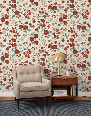 Laura Ashley Cascade Meadow Wallpaper – Yorkshire