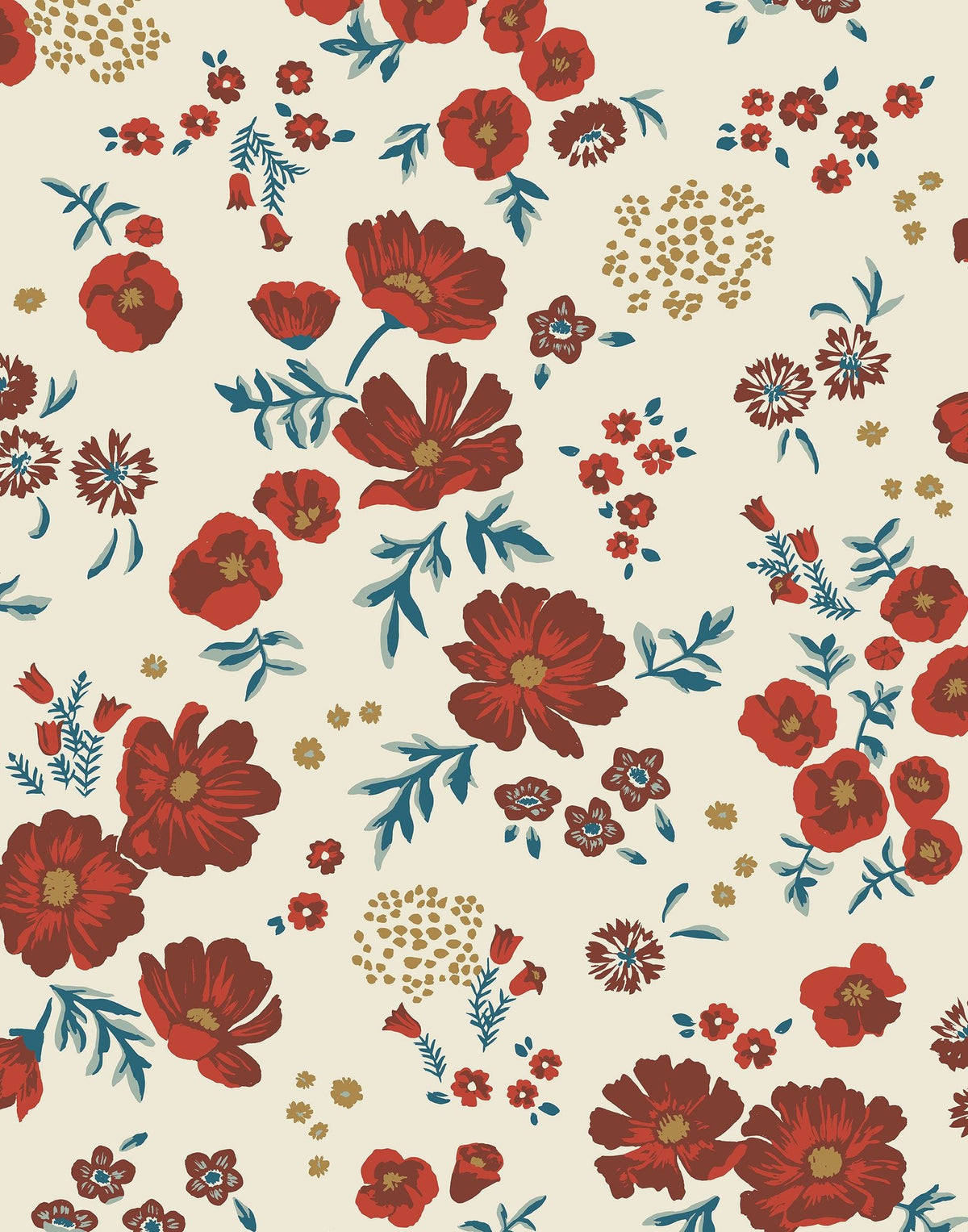 Laura Ashley Cascade Meadow Wallpaper – Yorkshire