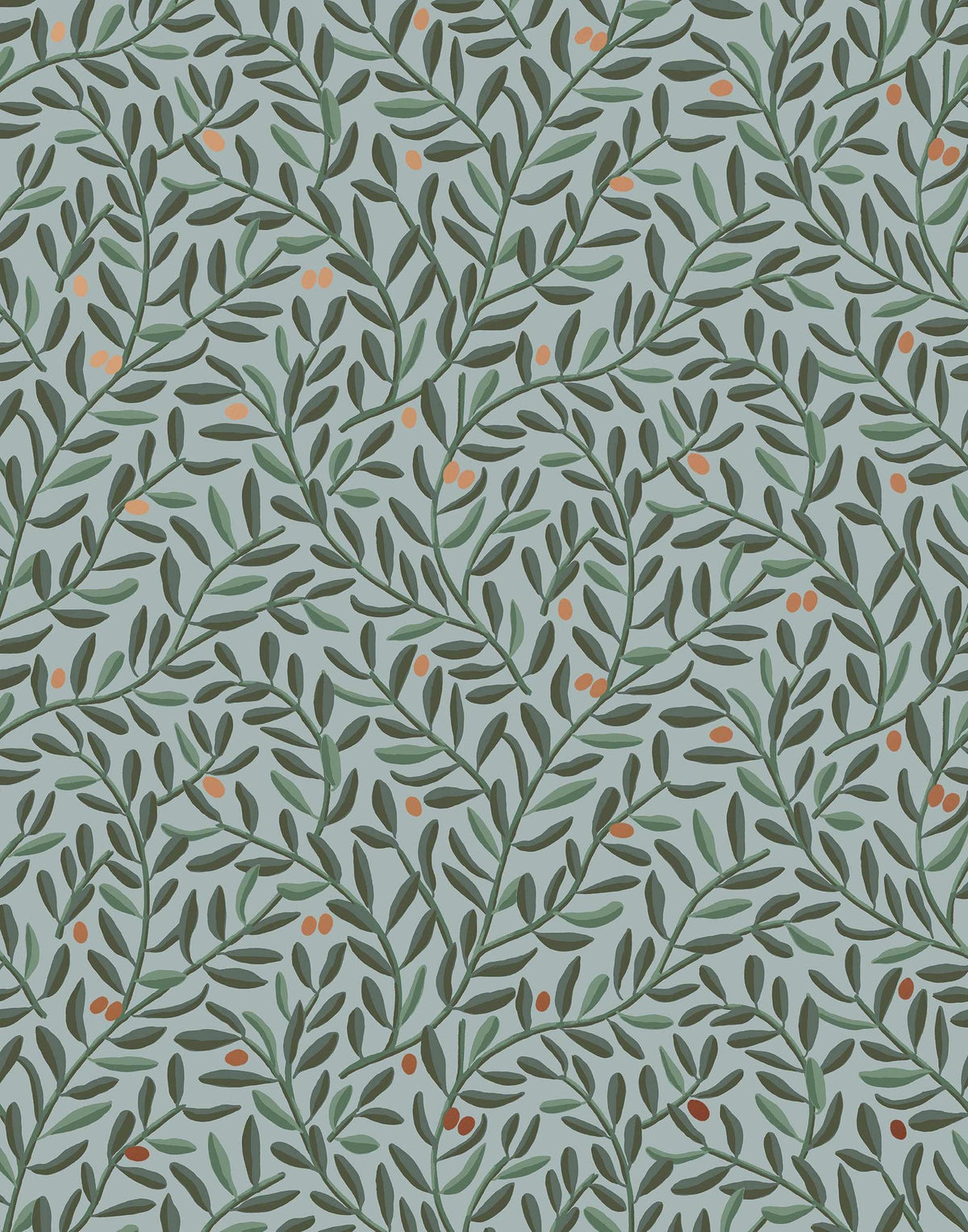 Laura Ashley Olive Grove Wallpaper – Cornwall