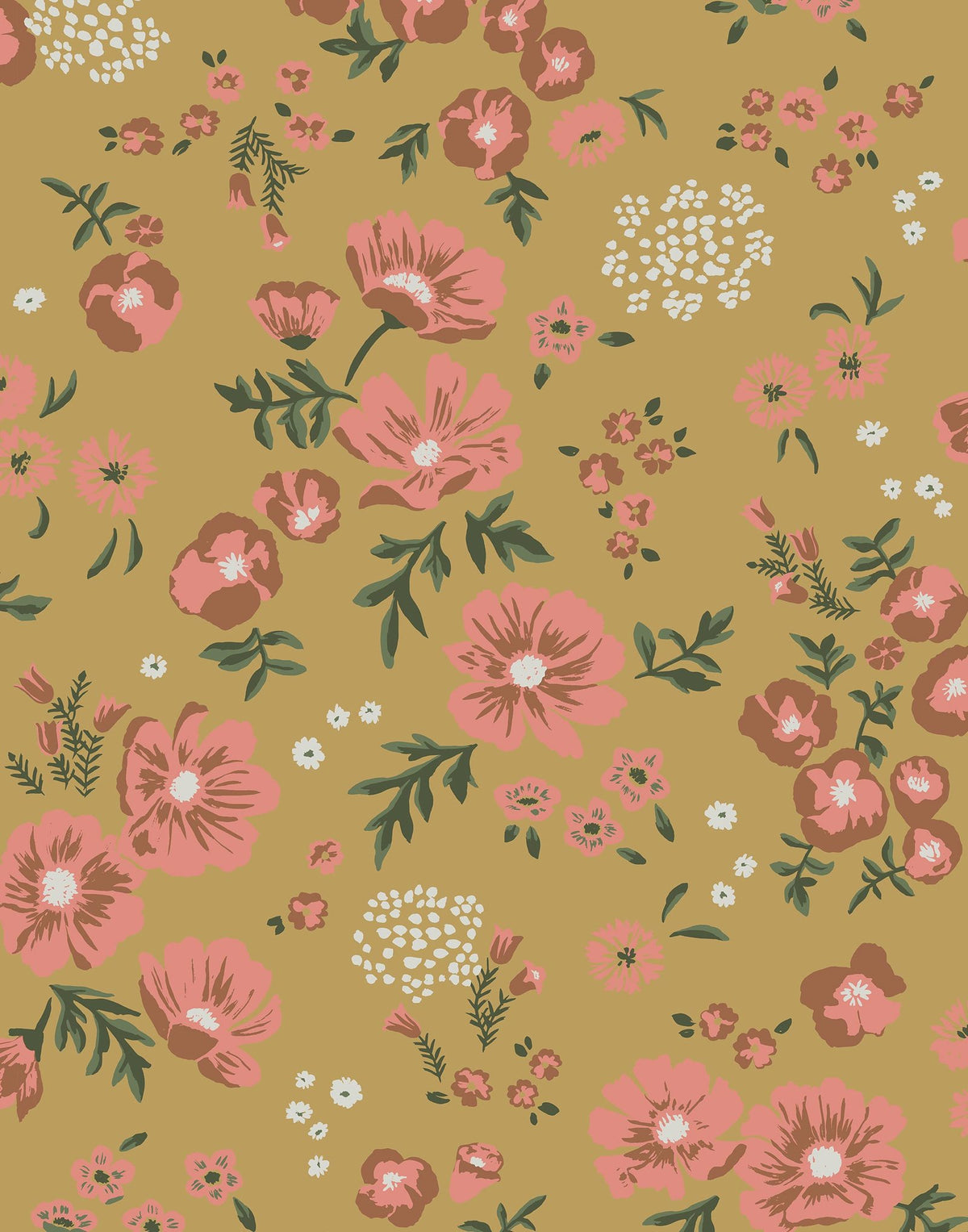 Laura Ashley Cascade Meadow Wallpaper – Yorkshire