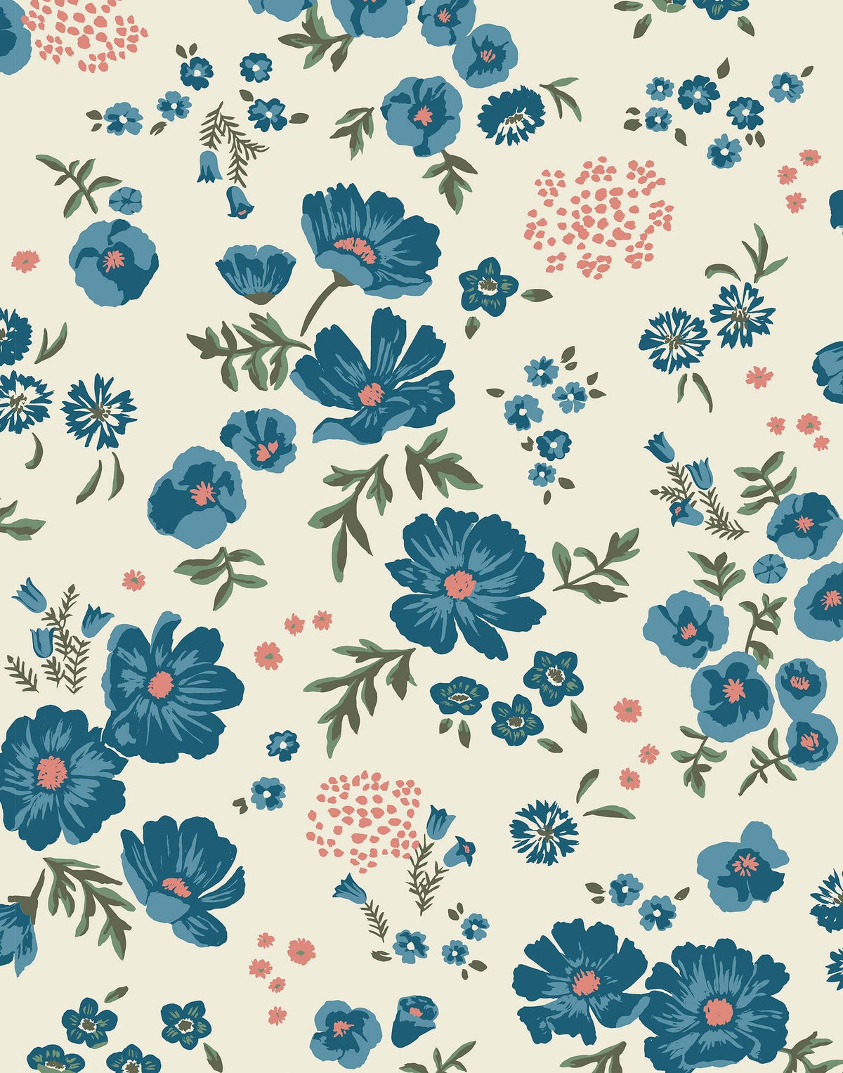 Laura Ashley Cascade Meadow Wallpaper – Yorkshire