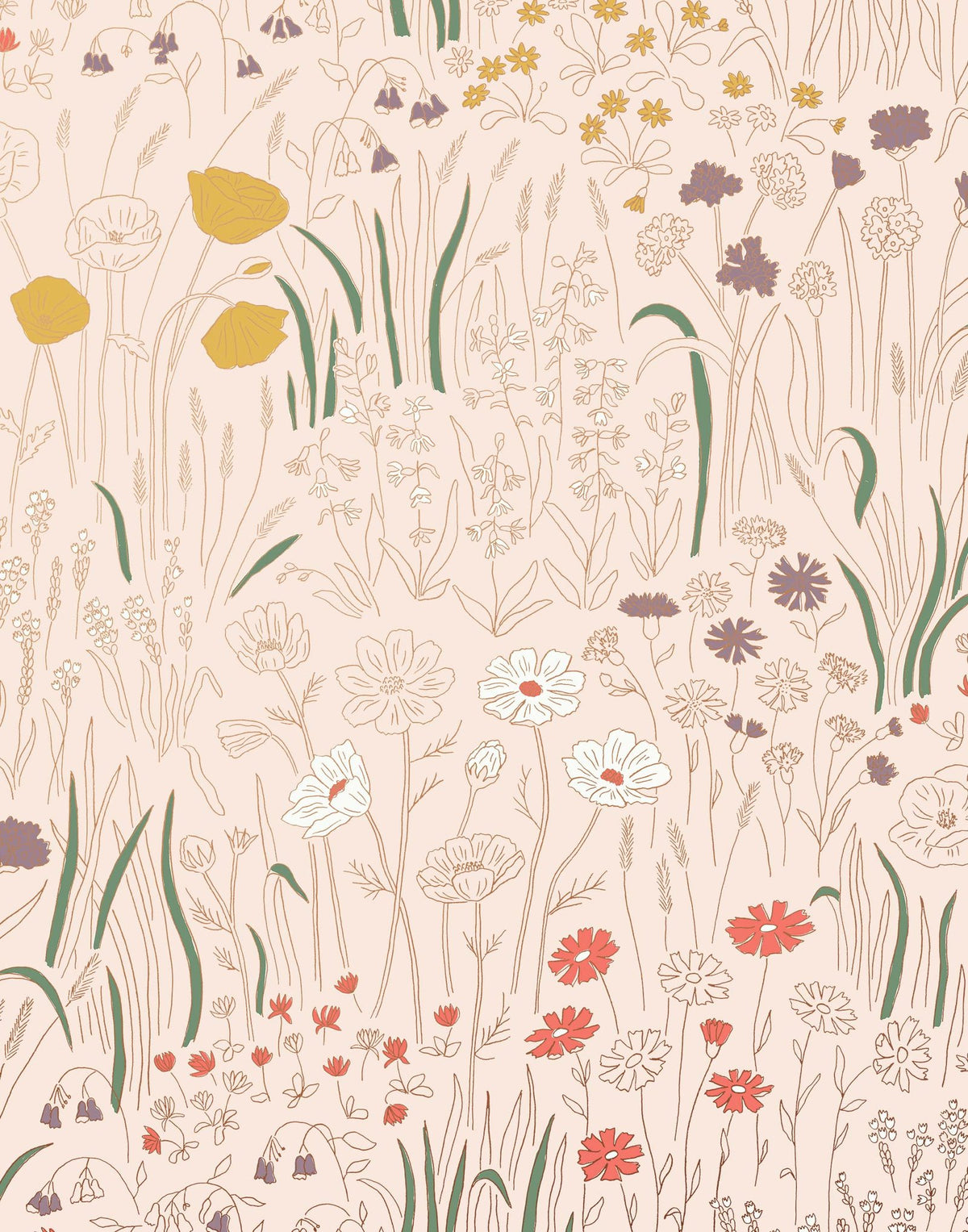 Laura Ashley Alpine Garden Multi Wallpaper