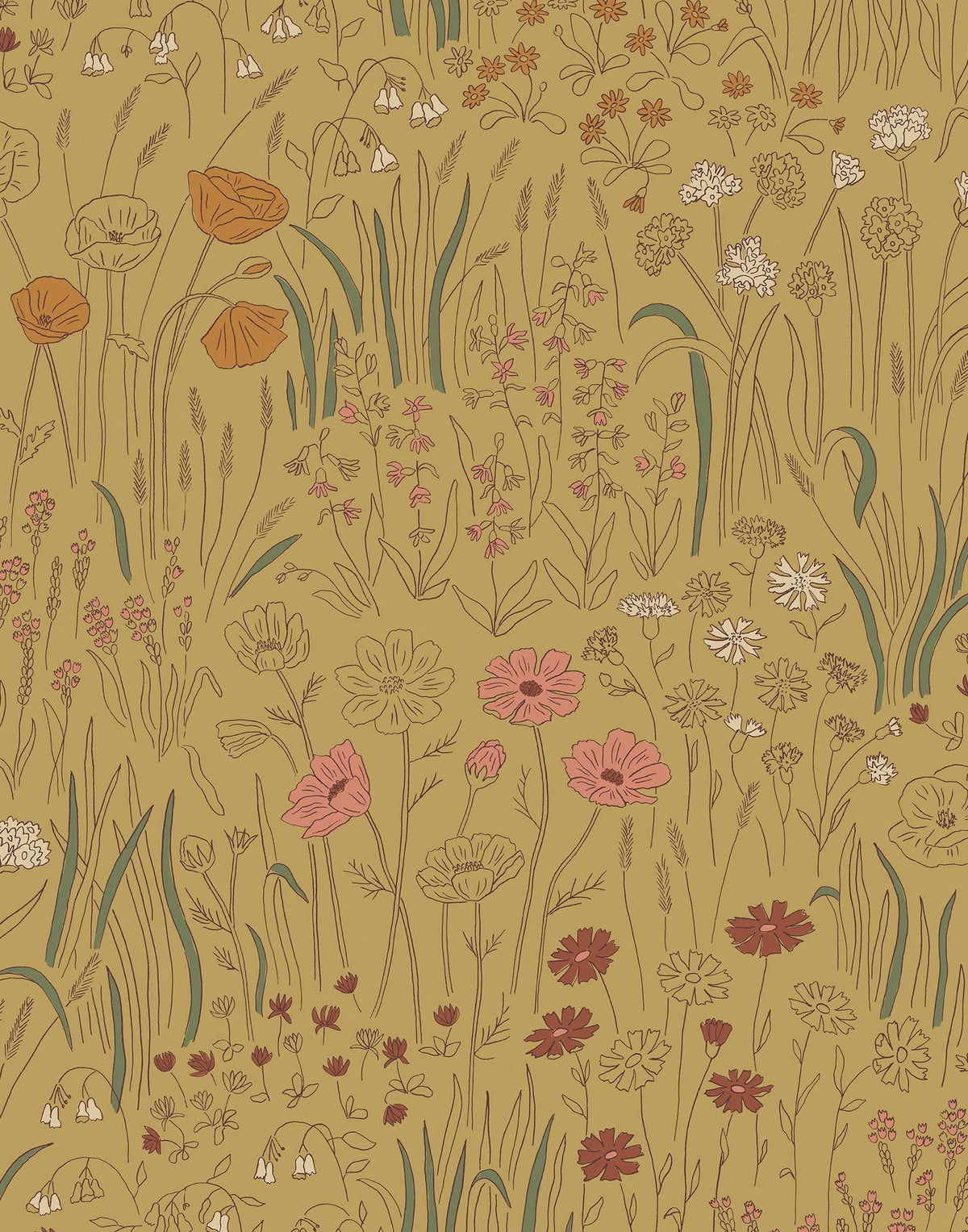 Laura Ashley Alpine Garden Multi Wallpaper