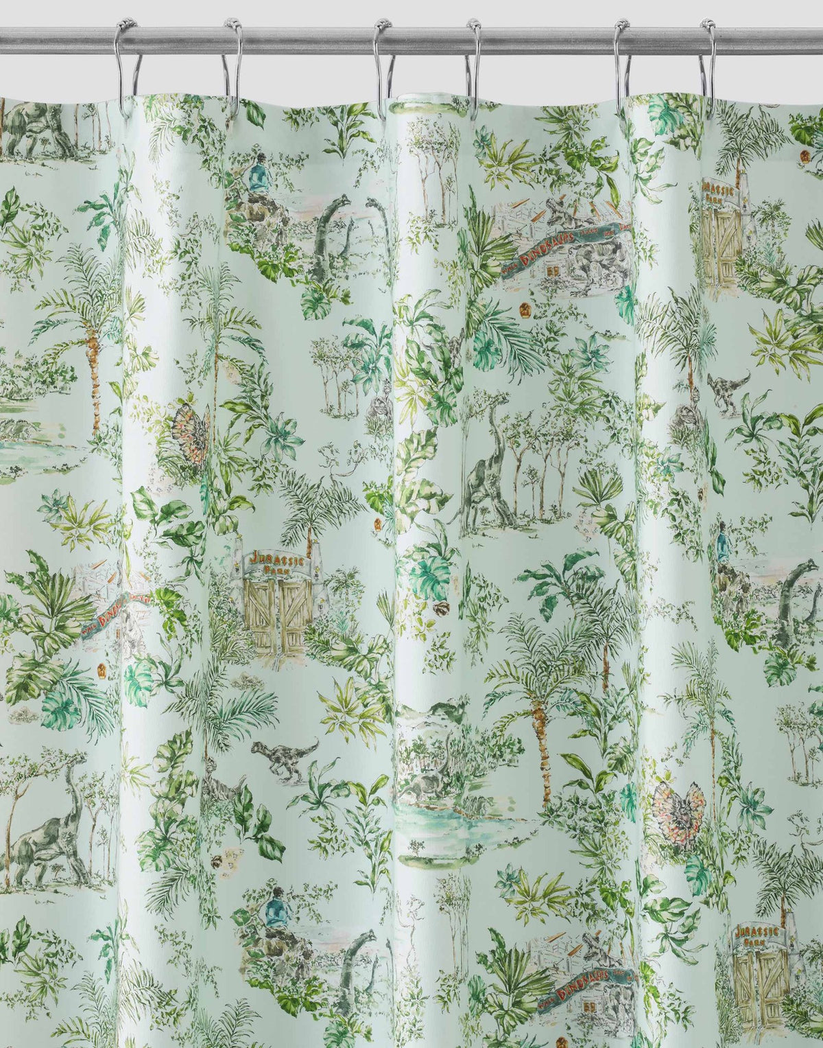 Laura Ashley Life Finds a Way Shower Curtain